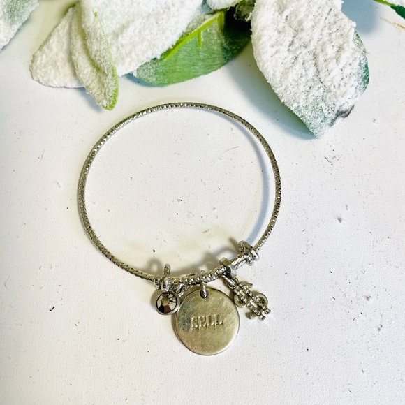 Mary Kay Silver Charm Bangle - Picture 3 of 3